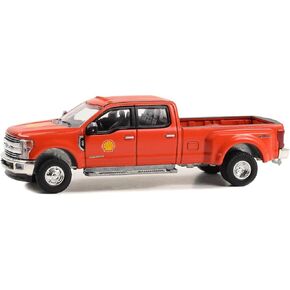 Greenlight 1/64 2019 Ford F-350 Lariat Dually, Shell Oil, Dually Drivers Series 13 46130-E