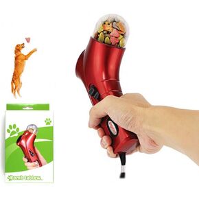 Interactive Dog Treat Launcher - Automatic Pet Training Reward Dispenser, for Remote Feeding, Fun Exercise & Obedience Training (Ideal for Dogs/Cats)