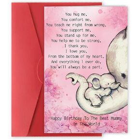 Daughter In Law Birthday Card,Daughter In Law Birthday Gifts,8x5.3 Inches,with Premium Envelope,Eco-Friendly,Quick-Dry