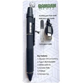 Discreet Pen Roller Ball Pen with Rubber Paint Finish, Nice Fancy EDC Rollerball Pens for Writing Note Taking Signature, Good Pen Set Gifts Christmas Birthday