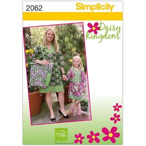 Simplicity Sewing Pattern 2062: Child's and Misses' Dresses, A (3 - 8 /Xs-Xl)