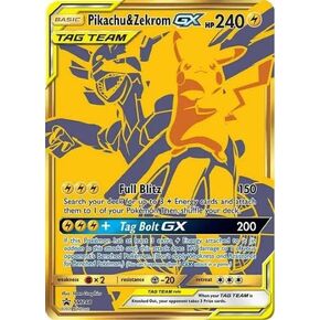Pokemon - Pikachu & Zekrom GX - SM248 - Tag Team - Black Star Promo