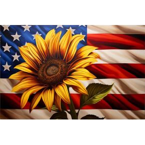 Haocy Sunflower Paint by Numbers Kits for Adults,Painting by Numbers for Beginner on Canvas,Easy DIY Acrylic Painting for Home Wall Decor,Gifts