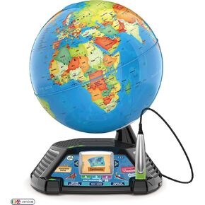 LeapFrog Magic Adventures Globe, Interactive Childrens Globe, Educational Smart Globe for Kids with 2.7 Inch LCD Screen, Toys for Children with Games and Activities, Suitable for 5, 6, 7+ Year Olds