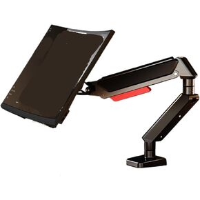 Monitor Stand Mechanical arm Suitable for Computer Rotating Lifting Cantilever Portable Screen Hole Bracket X1(White)