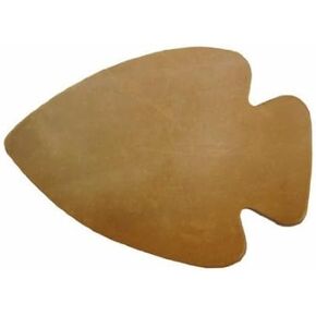 Springfield Leather Company 100 Pack of 1-3/4" x 2-3/8" Vegetable Tanned Leather Arrowhead Shapes