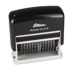 Shiny S-313 Self-Inking Number Stamp