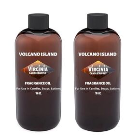 Volcano Island Fragrance Oil (Our Version of The Brand Name) (32 oz Bottle) for Candle Making, Soap Making, Tart Making, Room Sprays, Lotions, Car Fresheners, Slime, Bath Bombs, Warmers……