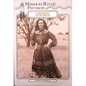 Missouri River Sewing Patterns, CHEROKEE TEAR DRESS, Pattern No. 4799-500-016.