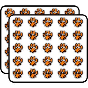 Tiger Paw Graphic Mascot Sticker for Scrapbooking, Calendars, Arts, Kids DIY Crafts, Album, Bullet Journals 50 Pack