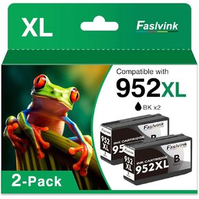 952XL Black Ink Cartridge with Updated Chip Replacement for HP 952XL Black Work with HP OfficeJet Pro 8710 7740 8210 8715 8720 8702 8725 Printer
