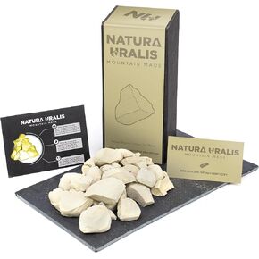 Siberian Yellow Clay | 17.9oz Natural Clay, Pastel to Golden - Crunchy, Earthy, Velvety, Firm Texture, ASMR Sensation
