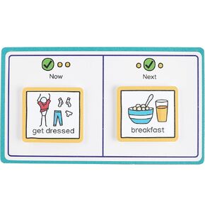 Now and Next Board with 35 Visual Symbols Based Around Life at Home.