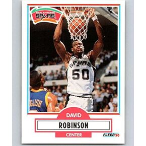 1990-91 Fleer #172 David Robinson San Antonio Spurs Rookie Card - Mint Condition Ships in a Brand New Holder