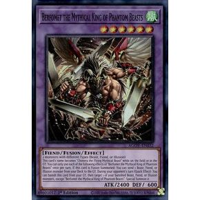 Berfomet The Mythical King of Phantom Beasts - AGOV-EN032 - Super Rare - 1st Edition