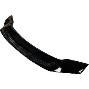 Glossy Black FRP/Real Carbon Fiber Rear Trunk Wing Tail Spoiler Lip Compatible for Jaguar XE XEL Sedan 2015-2019 Automobiles Decorative(Forged Carbon Fiber)