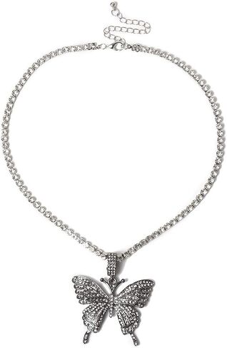 فراشة قلادة قلادة فراشة خضراء قلادة قلادة قابل للتعديل سلسلة قلادة مجوهرات عيد الحب هدية للنساء الفتيات صديقتها in Kuwait