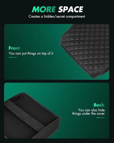 SCITOO Car Center Console Insert Organizer Tray Fit for 2015 2016 2017 for Ford F-150 Black Raptor Insert Organizer Tray Accessory in Saudi Arabia