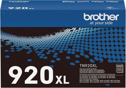 خرطوشة حبر بروذر الأصلية TN920XXL فائقة الإنتاجية باللون الأسود، عبوة واحدة، HL-L5210DN، HL-L5210DW، HL-L5210DWT، HL-L5215DW، HL-L6210DW، HL-L6210DWT، HL-L6310DW، MFC-L6810DW in Saudi Arabia