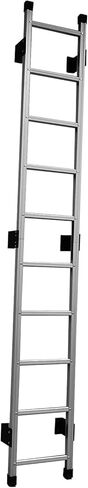 Basement Ladder 8 Rung, 88in H Aluminum Window Well Ladder, Fire Escape Ladder in Humid Environments with Load Capacity up to 500lbs Egress Ladder, Escape Ladder or Bunk Bed Ladder in Kuwait