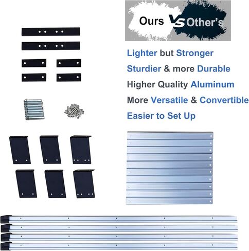 Basement Ladder 8 Rung, 88in H Aluminum Window Well Ladder, Fire Escape Ladder in Humid Environments with Load Capacity up to 500lbs Egress Ladder, Escape Ladder or Bunk Bed Ladder in Kuwait