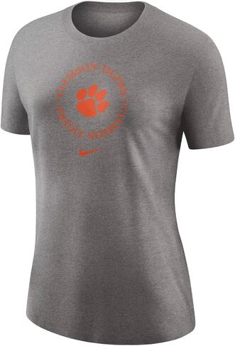 Nike Women's College Dri-FIT Cotton Crew T-Shirt (US, Alpha, X-Large, Regular, Regular, Grey, Penn State Nittany Lions) in Saudi Arabia
