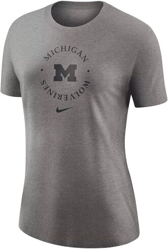Nike Women's College Dri-FIT Cotton Crew T-Shirt (US, Alpha, X-Large, Regular, Regular, Grey, Penn State Nittany Lions) in Saudi Arabia