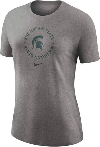 Nike Women's College Dri-FIT Cotton Crew T-Shirt (US, Alpha, X-Large, Regular, Regular, Grey, Penn State Nittany Lions) in Saudi Arabia