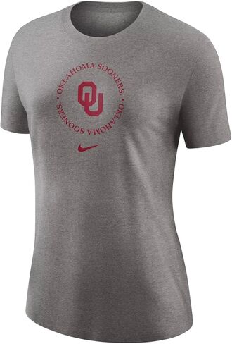 Nike Women's College Dri-FIT Cotton Crew T-Shirt (US, Alpha, X-Large, Regular, Regular, Grey, Penn State Nittany Lions) in Saudi Arabia