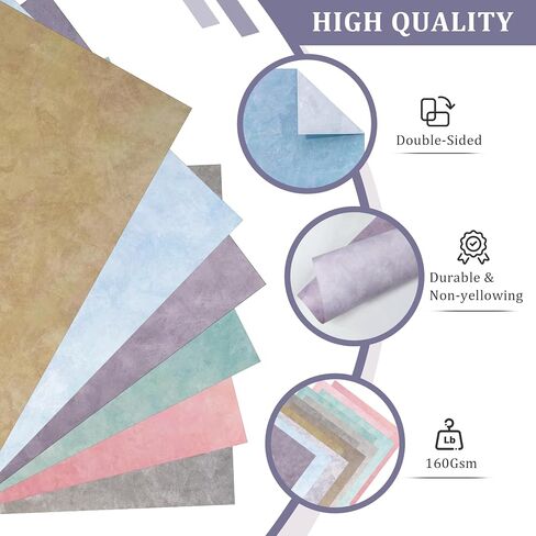 Scrapbook Paper 12x12 - 24 Sheets/24 Designs Double-Sided Textured Craft Paper, Boho Patterned Scrapbooking Paper for Scrapbook Supplies Junk Journals Card Making Origami Photo Album, Boho Earth in Saudi Arabia
