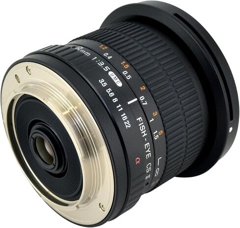 Samyang 8mm F3.5 APS-C Fisheye Lens for Sony E Mount Cameras,Black,one Size,SYHD8M-E in Saudi Arabia