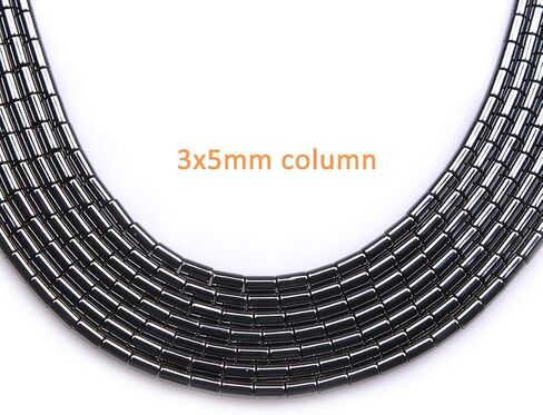 Haamiiqii 180pcs 6mm hematite hematite natural hematoste rolds jemstone jods rondelle spacer heats for jewelry make diy diy necklace netclace in Kuwait