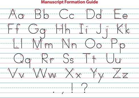 ABC Writing Tablet - Abeka K4 4 Year Old Kindergarten Manuscript Penmanship Student Work Book in Saudi Arabia
