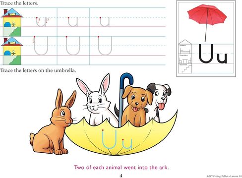 ABC Writing Tablet - Abeka K4 4 Year Old Kindergarten Manuscript Penmanship Student Work Book in Saudi Arabia