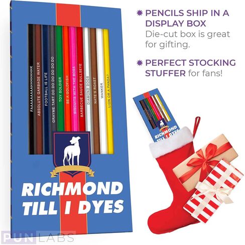 The Real Housewrites Colored Pencil Set for Fans of The Real Housewives | Set of 12 Real Housewives-Inspired Parody Pencils | Each Color Pencil is Foil-Stamped with Clever Show References in Kuwait