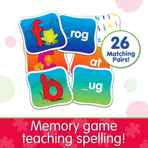 رحلة التعلم: تطابقها! الذاكرة - Alphabet - Gaphabet - Mopcase Letters Game مع 26 زوجًا مطابقًا - ألعاب الذاكرة للأطفال 3 وما فوق - ألعاب حائزة على جوائز in Kuwait