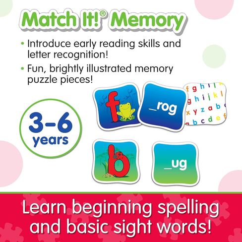 رحلة التعلم: تطابقها! الذاكرة - Alphabet - Gaphabet - Mopcase Letters Game مع 26 زوجًا مطابقًا - ألعاب الذاكرة للأطفال 3 وما فوق - ألعاب حائزة على جوائز in Kuwait