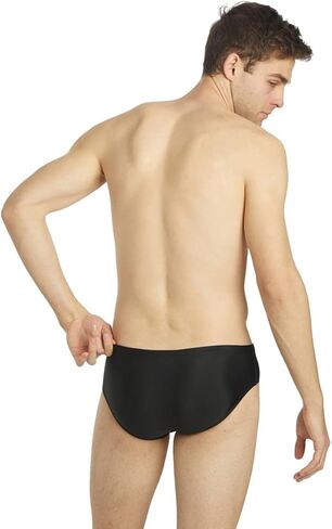 ملابس السباحة Sporti Iswim Essential الصلبة - أسود - 36 in Saudi Arabia
