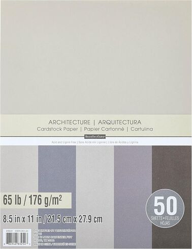 600 ورقة أبيض 8.5 "× 11" ورق بطاقة عن طريق التذكرات - ورق الحامض واللجينات المجانية للكتب القصاصات والفنون والحرف - حزمة كبيرة in Kuwait