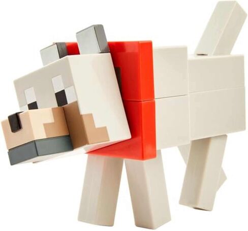 Mattel Minecraft Fusion Wolf Figure Craft-a-Figure Set, Build Your Own Minecraft Character to Play with, Trade and Collect, Toy for Kids Ages 6 Years and Older in Saudi Arabia