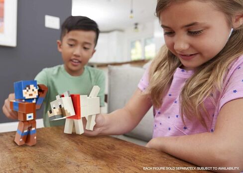 Mattel Minecraft Fusion Wolf Figure Craft-a-Figure Set, Build Your Own Minecraft Character to Play with, Trade and Collect, Toy for Kids Ages 6 Years and Older in Saudi Arabia