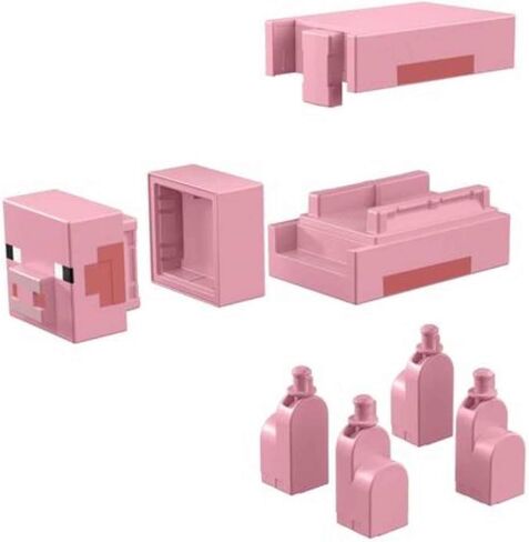 Mattel Minecraft Fusion Wolf Figure Craft-a-Figure Set, Build Your Own Minecraft Character to Play with, Trade and Collect, Toy for Kids Ages 6 Years and Older in Saudi Arabia