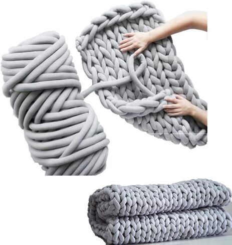 2.2 رطل الذراع ركب الحياكة خيوط سميكة تسليم الحياكة الغزل jumbo الغزل لسيادة وسادة بطانية DIY in Kuwait
