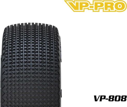 VP-Pro 1/8 Scale RC Buggy Tires and Wheels, Cactus Evo VP-808, Four Tires with Wheels (4) in Saudi Arabia