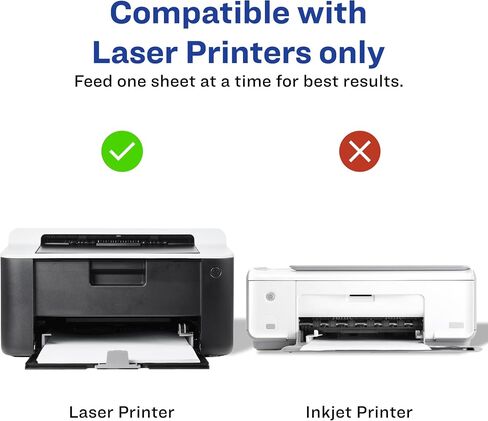 Avery Printable Postcards with Sure Feed Technology, 4" x 6", White, 80 Blank Postcards for Laser Printers (5889) in Saudi Arabia