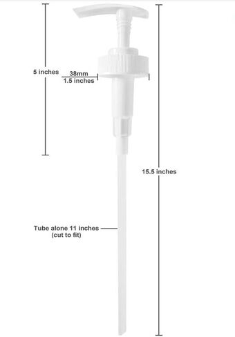موزع مضخة جالون PT - متعدد الأغراض - قفل علوي مريح - مثالي للشامبو والبلسم وشامبو الحيوانات الأليفة ومعقم اليدين السائل | 2 حزمة… in Kuwait