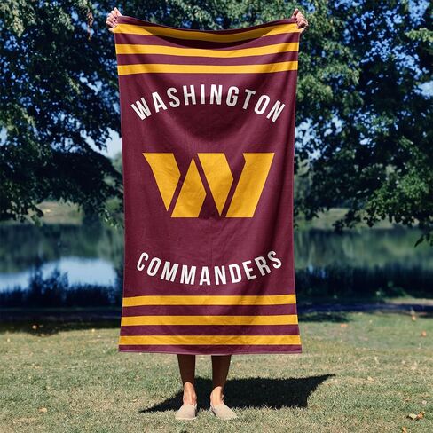 Northwest 1NFL/72004/2020/RET: 30X60 Beach Towel Stripes - Commanders in Saudi Arabia