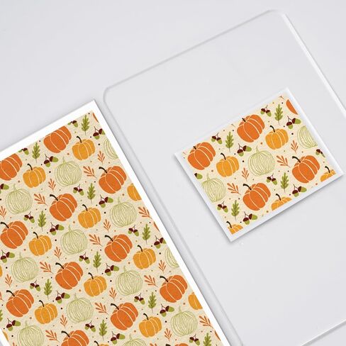 Whaline 20pcs Fall Clay Transfer Paper Maple أوراق القرع نقل ورق نقل الطين الريفي لخريف DIY الفنون الحرف بوليمر الطين عن أقراط صنع الإمدادات ، 2.7 × 4.7 بوصة in Saudi Arabia