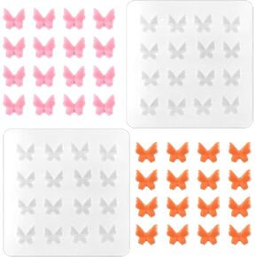 2 Pack Mini Butterfly Jewelry Resin Silicone Molds, Butterfly Earring Silicone Mold Miniature Butterflys Mould Small Silicones Molds Butterflies for Crafts Butterflys Jewelry Pendant Mould for DIY
