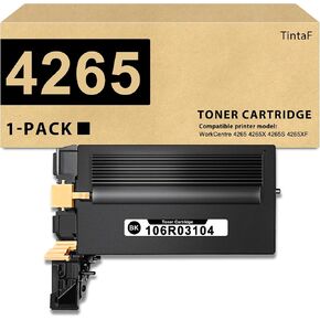 WorkCentre 106R03104 4265 Toner Cartridge Replacement for Xerox 4265 106R03104 Black Toner Work with WorkCentre 4265 4265X 4265S 4265XF Printer (1-Pack Black, 25,000 Page)